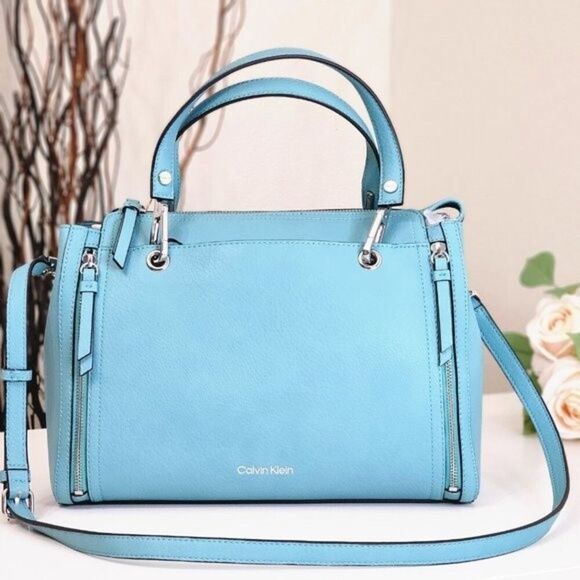 NEW! Women's Calvin Klein Reyna Satchel Crossbody Hand Bag - Picture 6 of 15